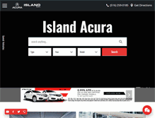 Tablet Screenshot of islandacura.com